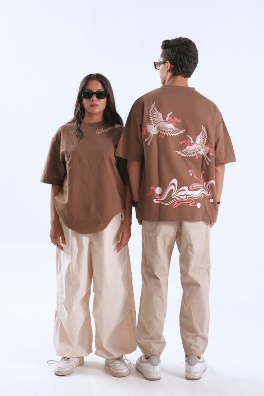 Bird Tee - Coffee